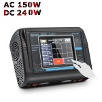 Venta al por mayor HTRC T240 cargador de batería de doble canal de alta potencia AC 150W 240W para Liion LiFe LiHV NiCd NiMH PB batería inteligente